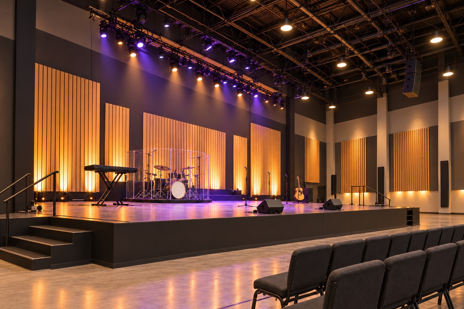 Stage from the side