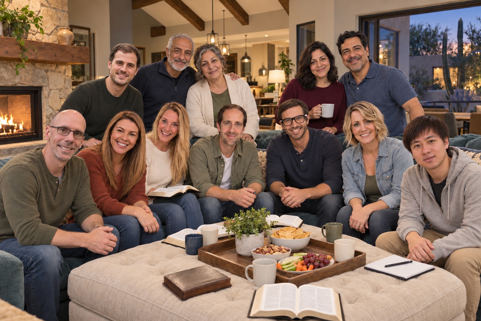 Marble Group: Bill Marble, Phil Coffee, Sarah Simmons, Alisha Marble, Allie Song, Daniel Peak, Bob Hayes, Susan Kim, Linda Hayes, David Kim, Ty McClintock, Jim Simmons